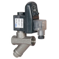 AUTO DRAIN VALVE WITH ELECTRICALLY DIGITAL ADJUSTABLE TIMER & FILTER ARRANGEMENT